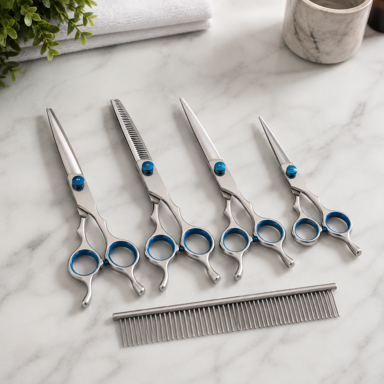 Pet Grooming Scissors Set