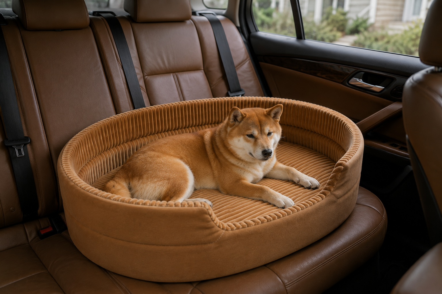 Plush Reversible Pet Bed