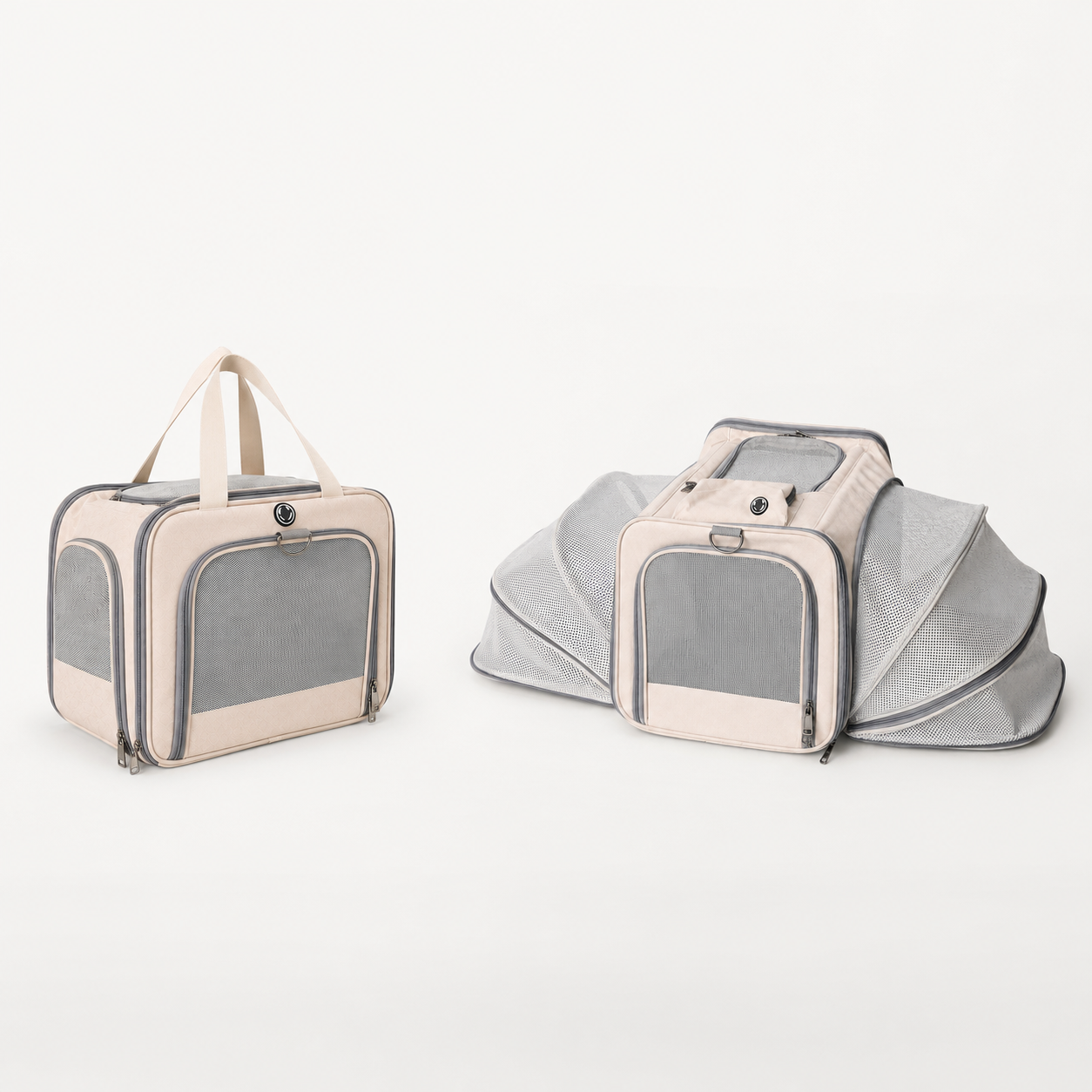 Double Expandable Pet Travel Carrier